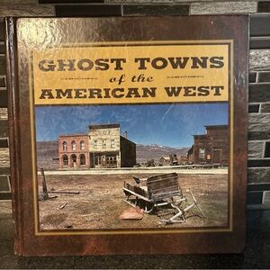 Rustic Brown Ghost Towns of the American West Coffee Table Book